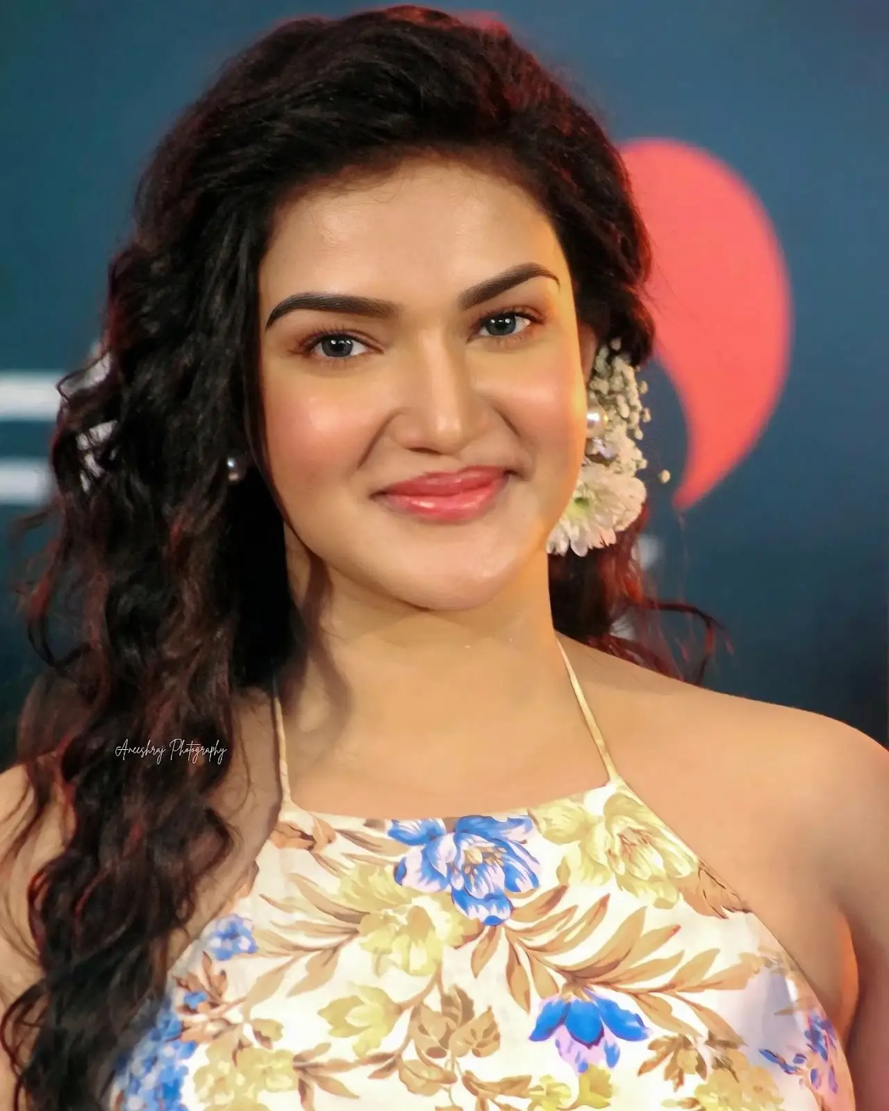 honey rose in sleeveless long white gown